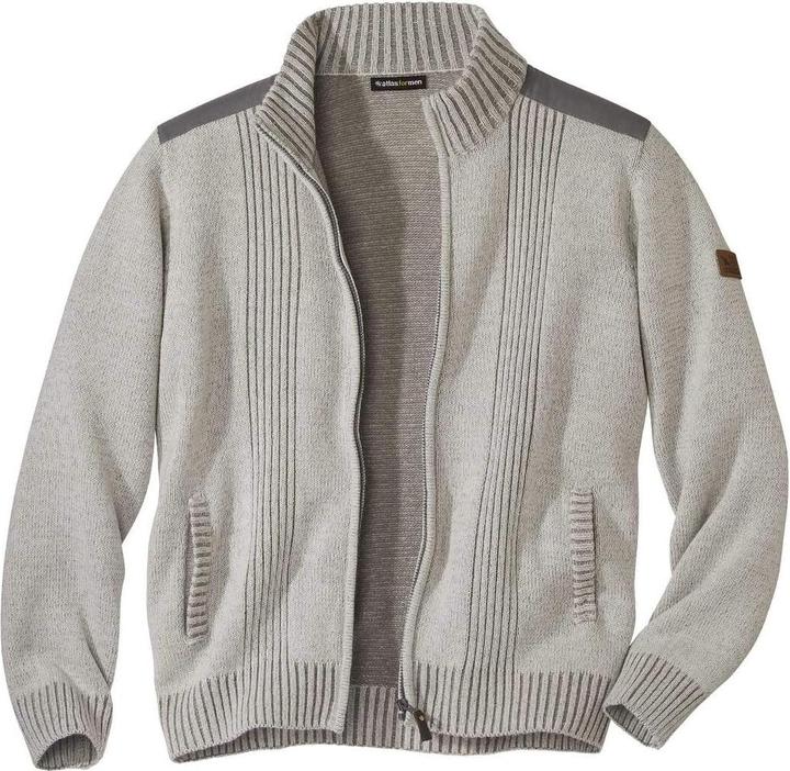 Atlas For Men Jacke Durchgehender Reissverschluss (L)