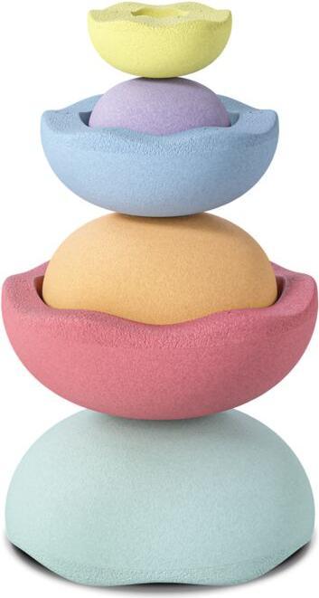 Stapelstein ® Inside Rainbow Pastel, 6er-Set