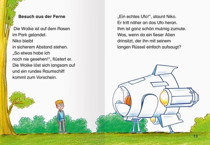 Produktbild Ravensburger Die schönsten Weltraumgeschichten mit extra vielen Rätseln - Leserabe ab 1. Klasse - Erstlesebuch (Deutsch, Rüdiger Bertram, Michael Petrowitz, 2023)
