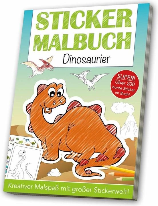 Produktbild Sticker & Malbuch Dinosaurier