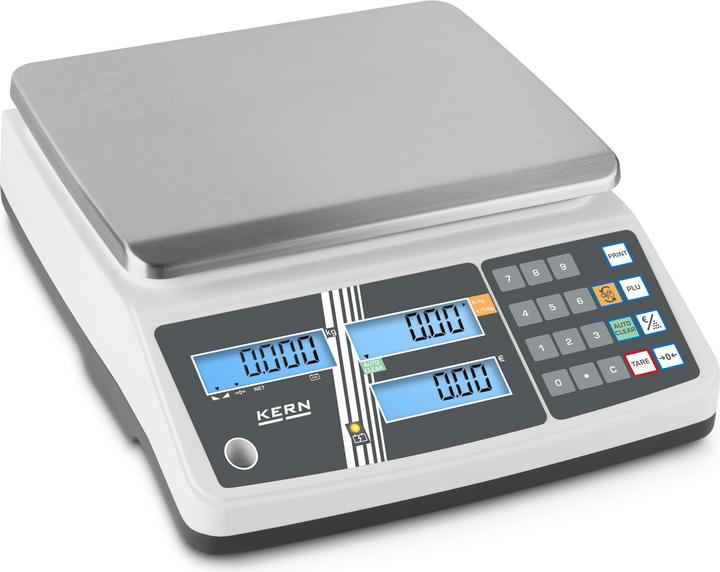 Actual product image Kern Price-calculating scales Max 6 kg 15 kg e=0.002 kg 0.005 kg d=0.002...
