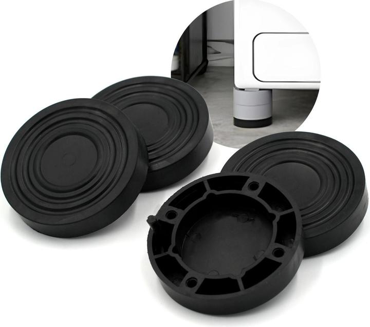 Hermex Vibrationsdämpfer 4er-Pack Hauptfuss Anti-Schwingungsfüsse
