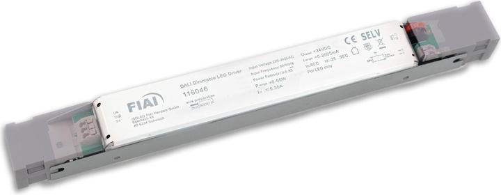 Produktbild Isoled LED PWM-Trafo 24V/DC, 0-60W, ultraslim, Push/DALI-2 dimmbar, SELV