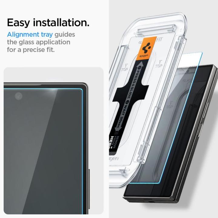 Produktbild Spigen EZ Fit Gehard Glas Clear Screenprotector Samsung Galaxy Z Fold 6 2-Pack (2 Stück, Samsung Galaxy S21)