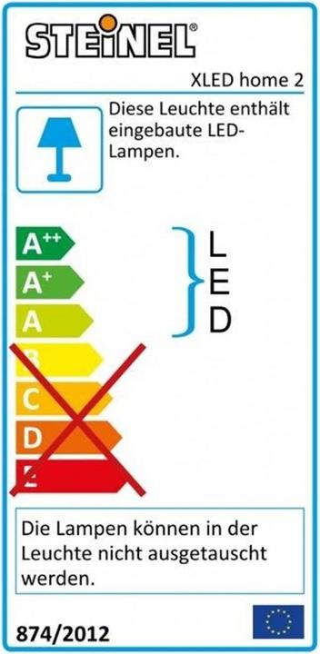 Label énergétique Steinel XLED Home 2 S (1484 lm, IP44)