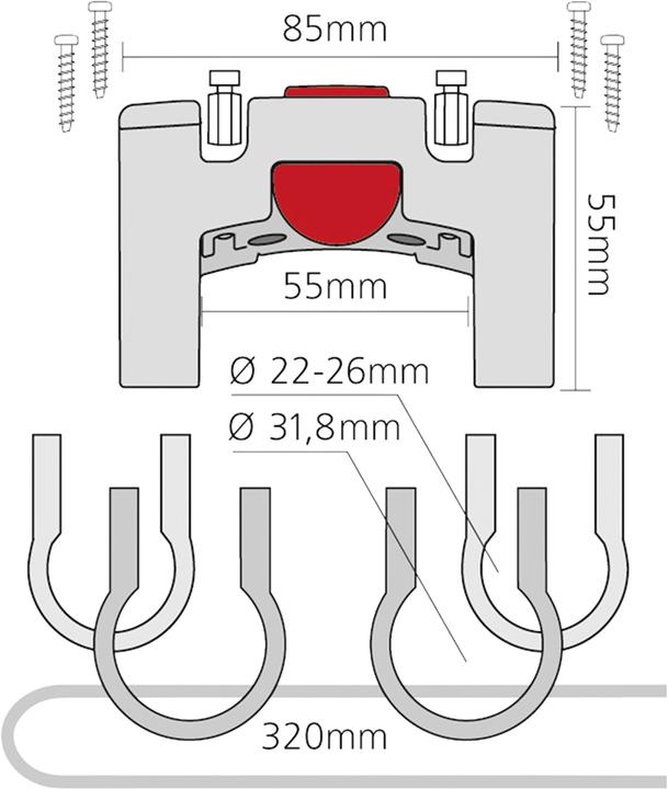 Produktbild KlickFix Lenkeradapter Universal