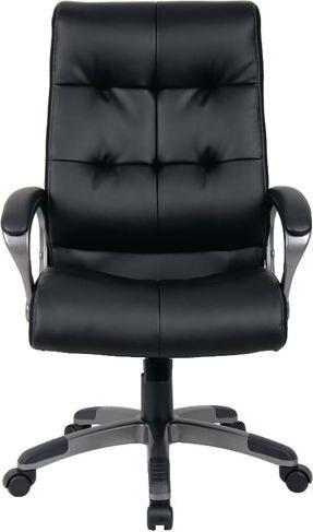 Realspace Chefsessel Maine Kunstleder Schwarz