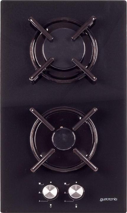Actual product image Guzzanti GZ 8202 hob Black Built-in Gas 2 zone(s)