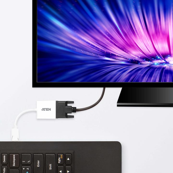 Productafbeelding Aten VC965 DisplayPort adapter (DVI, 18 cm)