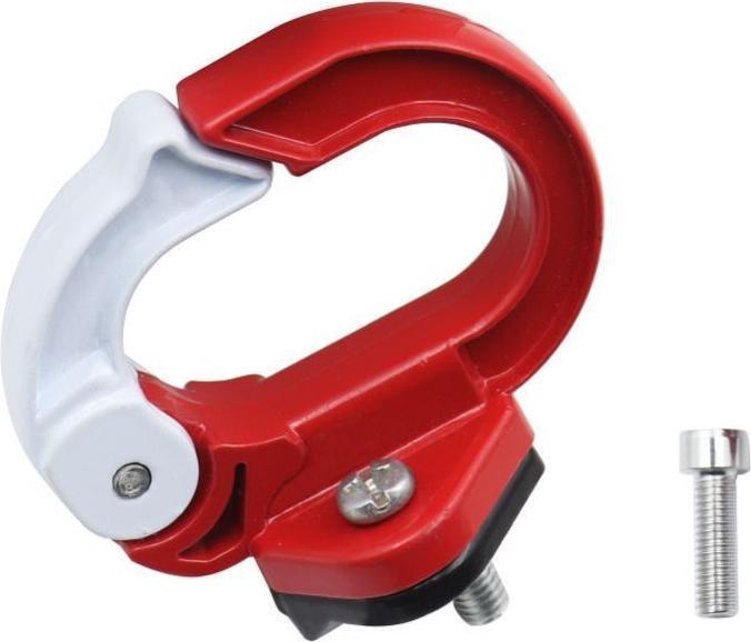 Actual product image OEM Bicycle accessory Hook for shopping for bike / scooter aluminum FS365-006 red white T