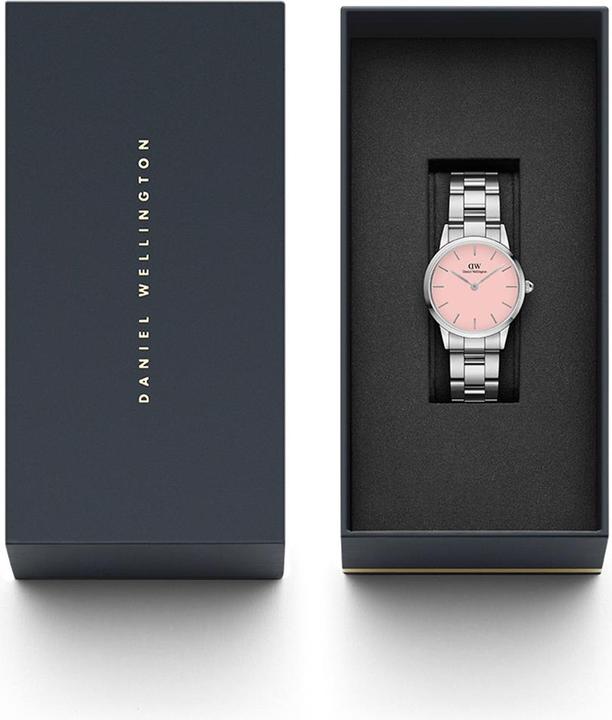 Immagine prodotto Daniel Wellington Iconic Link Blush Silver (32 mm) (Orologio da polso analogico, 32 mm)