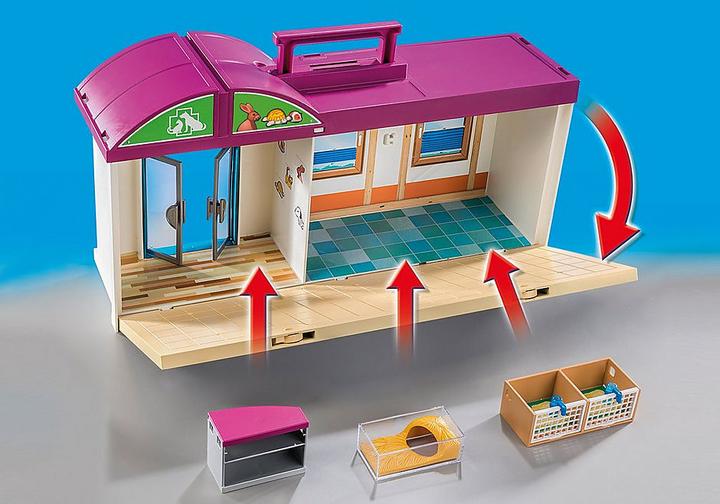 Produktbild Playmobil Mitnehm-Tierklinik (70146, Playmobil City Life)