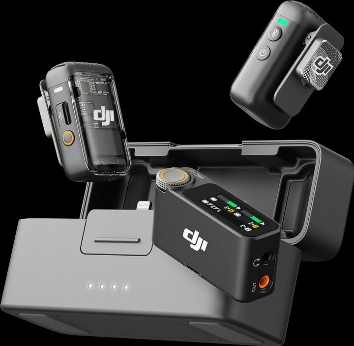 DJI Mic 2 (2 TX + 1 RX + custodia di ricarica)