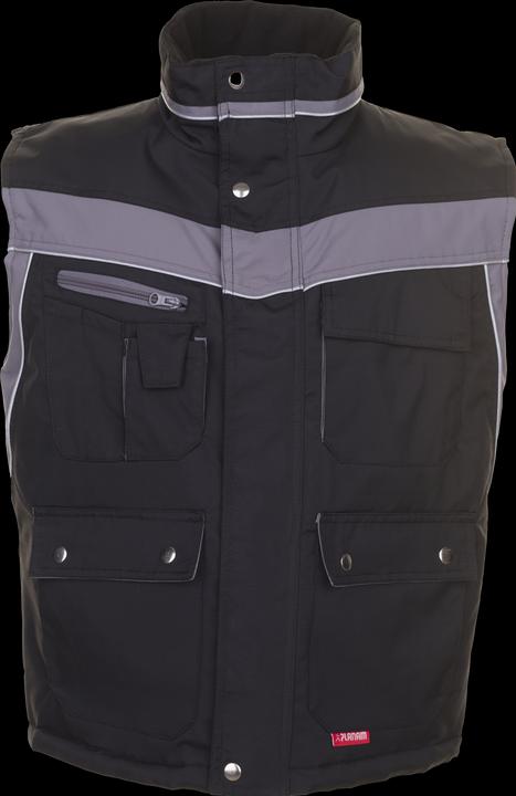Produktbild Planam unisex Winterweste PLALINE schwarz, zink Grösse 4XL (4XL)