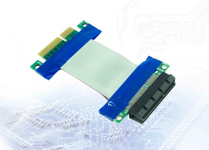 Intertech Riser Card Exender PCIe x4 flexibel