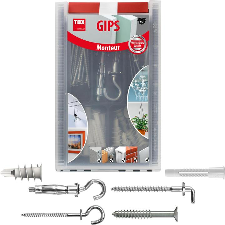 Actual product image Tox Hohlraum-Sortiment Monteur Gips (62 pcs.)