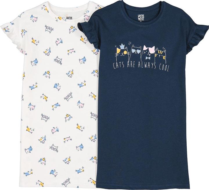 Produktbild La Redoute Collections 2er-Pack Nachthemden (158)