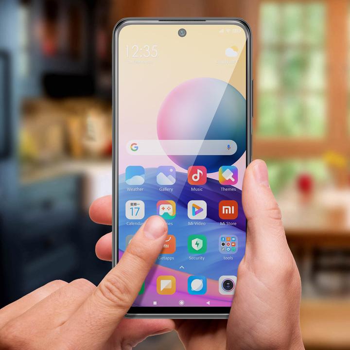 Actual product image Avizar Crystal clear film, glass screen protector (1 Piece, Xiaomi Poco M3 Pro)