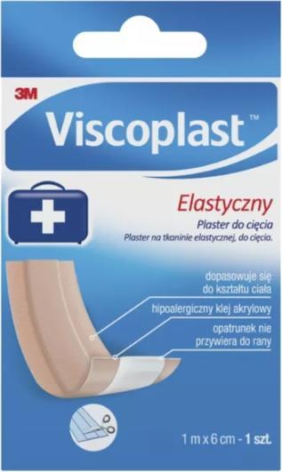 Image du produit Viscoplast Pansement élastique, 6cm X 1m, marron clair (1 x)