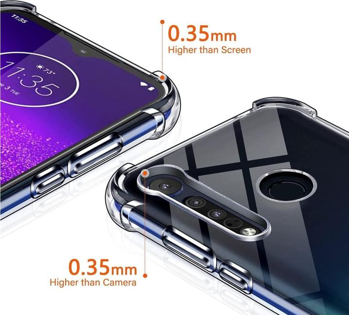 Produktbild Screenguard Motorola One Macro Crystal Soft Airbag Bumper (Motorola One Macro)