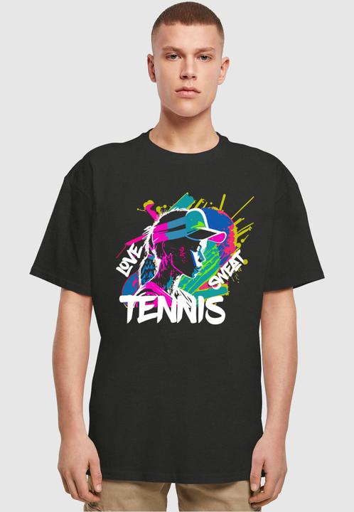 Actual product image Merchcode Tennis Love, Sweat - Heavy Oversize Tee - 116843 (M)