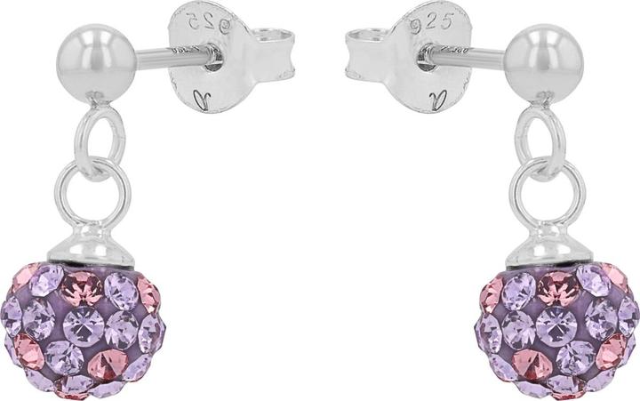 Actual product image zz_ArchivedByPCD_Amor Schmuck_zu_Amor Amor Ohrschmuck für Mädchen, 925 Sterling Silber, Kristallglas (Silver 925)