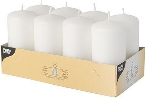 Produktbild Papstar Stumpenkerzen (8 Stk.)