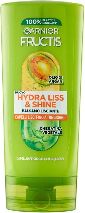 Immagine prodotto Garnier Fructis Balsamo per capelli crespi e lucidi con Olio di Argan e Cheratina Vegetale Hydra Liss & (200 ml)