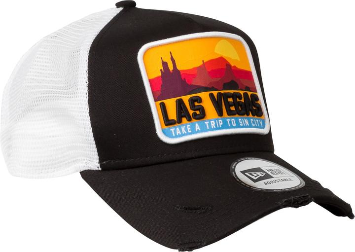 Actual product image New Era 9Forty Las Vegas Distressed Trucker Cap (One size)