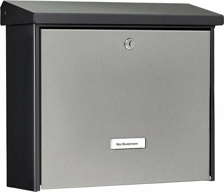 Produktbild Burg Wächter Briefkästen London 6867 black&steel