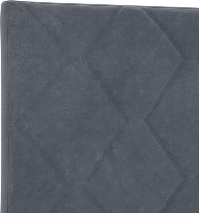 Produktbild VidaXL Kopfteil Diamantblock Design Dunkelgrau 160 cm Samt (160 x 40 x 7 cm)