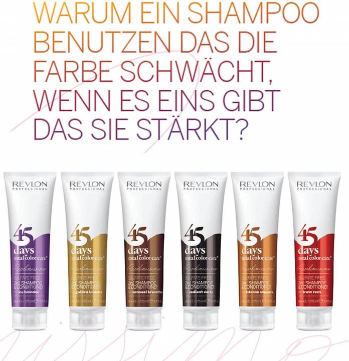 Actual product image Revlon Professional 45 Days Intens Copper (275 ml, Liquid shampoo)