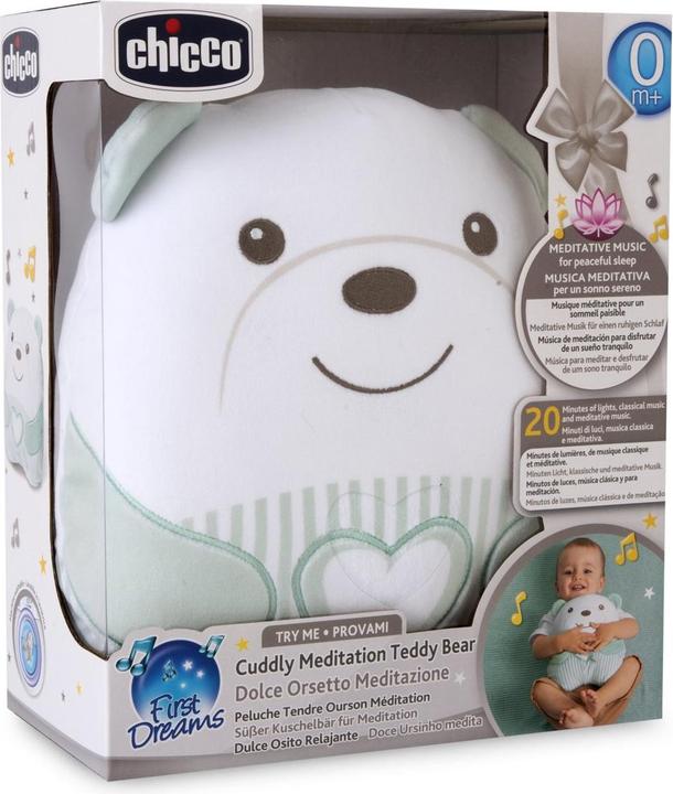 Actual product image Chicco Cuddly Meditation Teddy Bear Neutral