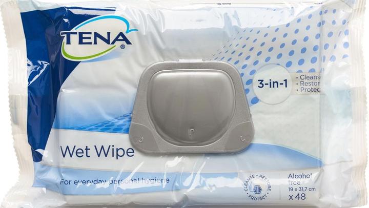 Tena Wet Wipe (48 x)