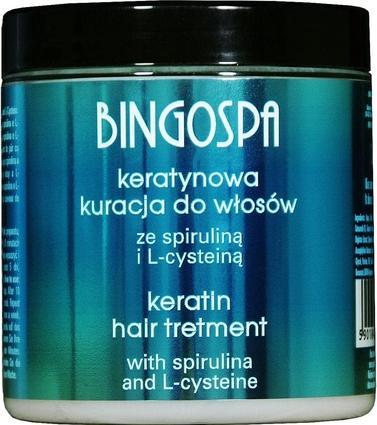 BingoSpa Keratin Behandlung für geschädigtes Haar mit Spirulina 250g