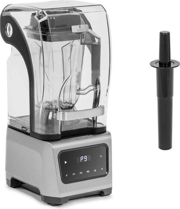 Produktbild Royal Catering Standmixer mit Lärmschutzhaube 1680 W 2,5-l-Behälter Blender digitales Display (1680 W)