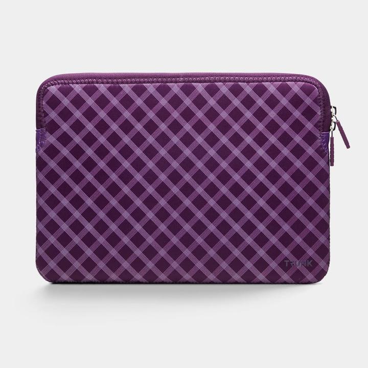 Actual product image Trunk 13" MacBook Pro & Air Sleeve, Medium Purple Tartan (13", Apple)