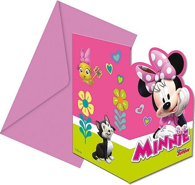 Actual product image Minnie Mouse 6 Invitation Set (6 pcs.)