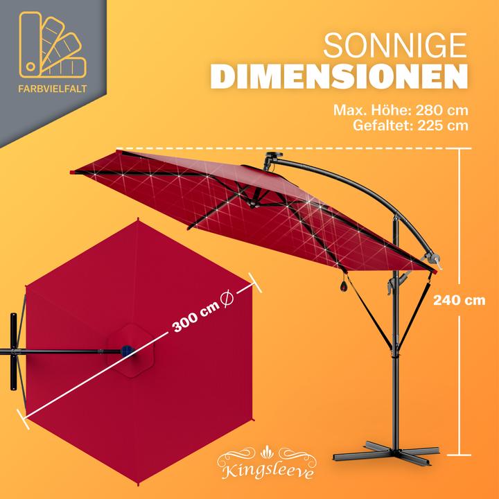 Actual product image Kingsleeve Sonnenschirm (3.07 m)