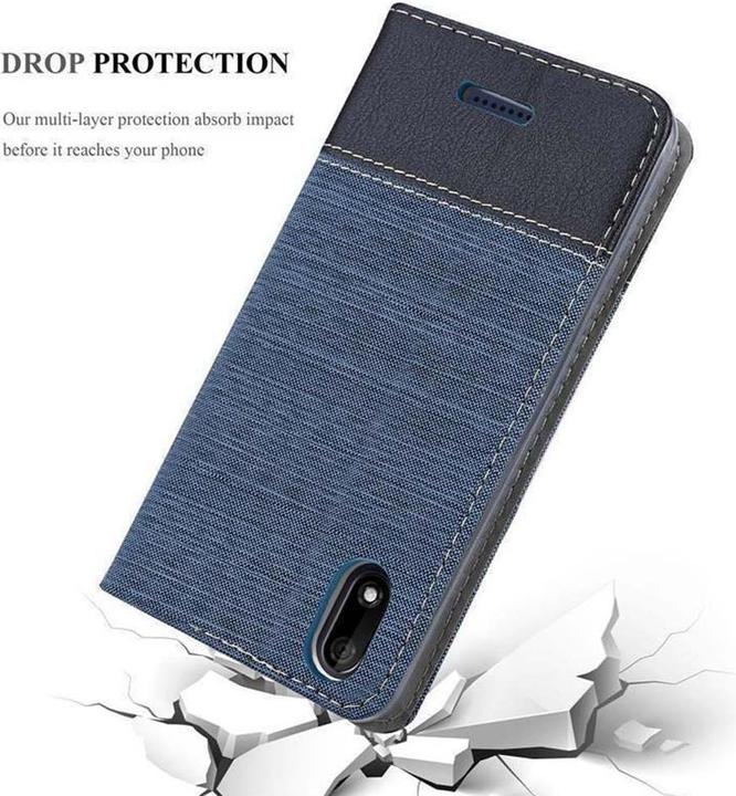 Produktbild Cadorabo Book Jeans Optik Cover (Wiko Y60)