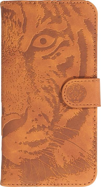 Actual product image PhoneLook Fourre Flip 3D en similicuir Oeil du tigre (Apple iPhone 14 Pro Max)