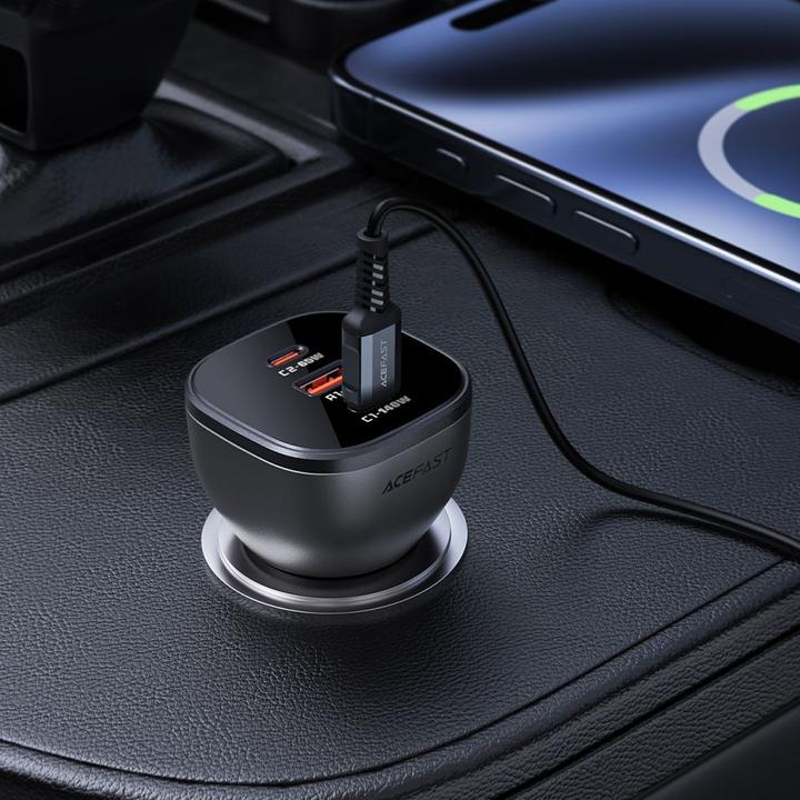 Produktbild Acefast B14 Car Charger Auto Ladegerät 165W