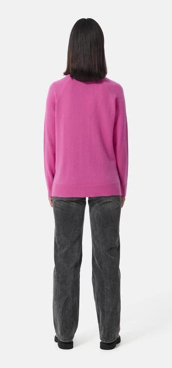 Produktbild Cash-Mere Kaschmir V-Ausschnitt Pullover mit Seitenschlitzen (L)