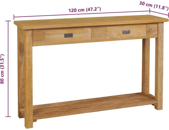 Immagine prodotto VidaXL Franseza (120 x 30 x 80 cm)