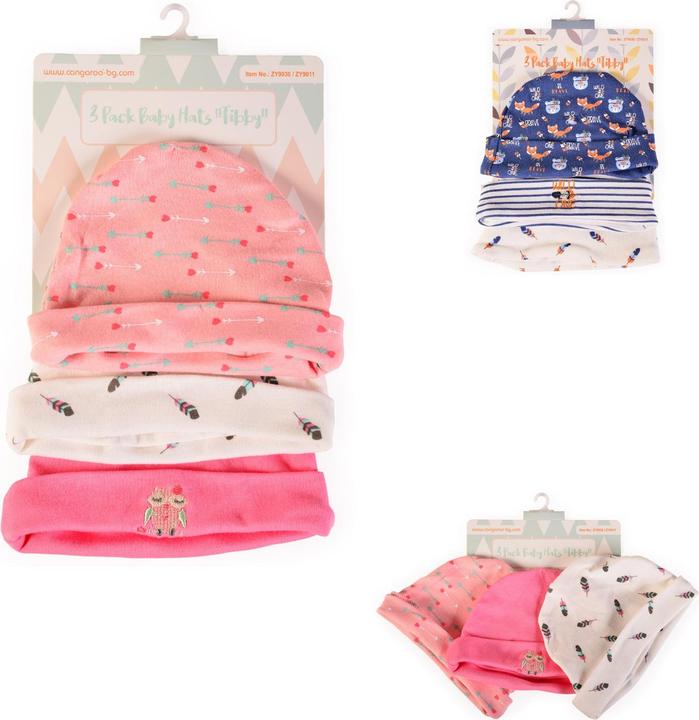 Cangaroo Babymütze Tibby 3er-Set 46 cm (46)