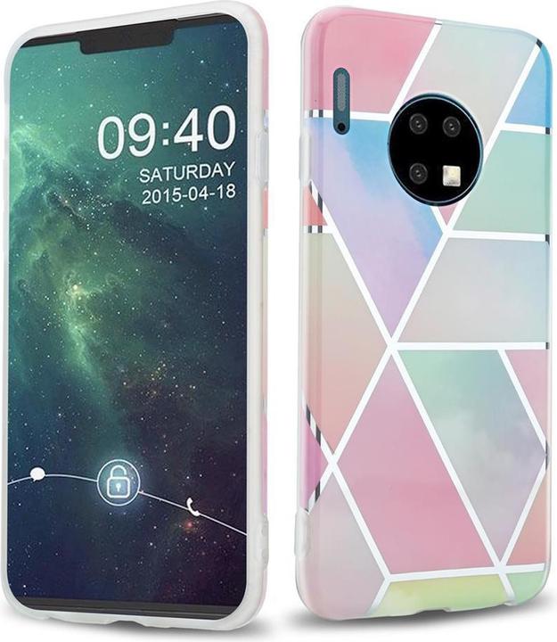 Produktbild Cadorabo IMD TPU Bunter Marmor Cover (Huawei Mate 30)