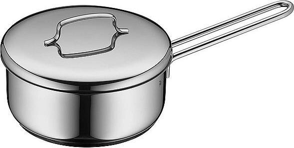 Produktbild WMF Stielkasserolle Topf klein 16cm Stieltopf Deckel Mini Induktion Edelstahl (16 cm, Kochtopf, Edelstahl)
