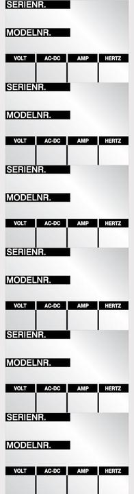 Produktbild Brady B-184, WOAF-36-NL, Beschriftbare Etiketten zur Qualitätskontrolle, Aluminiumfolie, Schwarz a