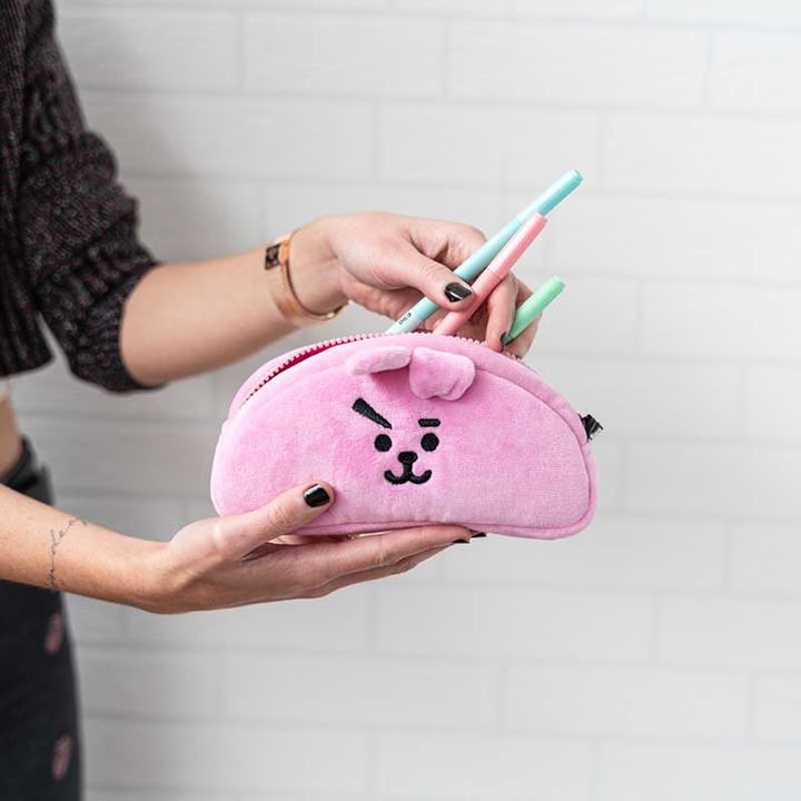 Actual product image BT21 Line Friends - Plush pencil case for COOKY utensils