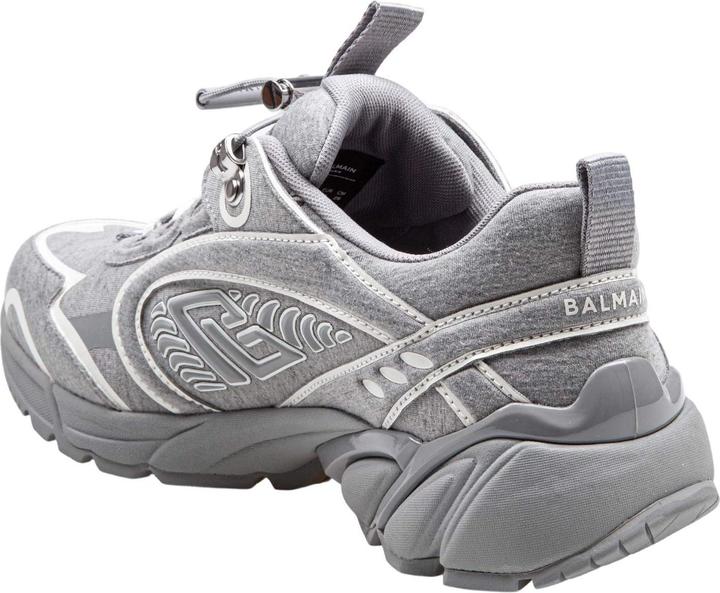 Actual product image Balmain cosmic dust pile sneakers color grey/white (42)